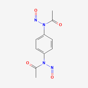 molecular formula C10H10N4O4 B14013083 n,n'-Benzene-1,4-diylbis(n-nitrosoacetamide) CAS No. 46893-09-8