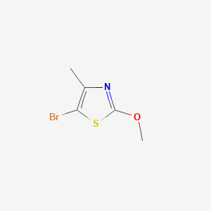 molecular formula C5H6BrNOS B1401314 5-Bromo-2-methoxy-4-methylthiazole CAS No. 1314354-69-2