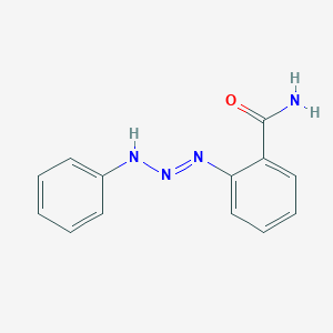 2-[(1E)-3-Phenyltriaz-1-en-1-yl]benzamide