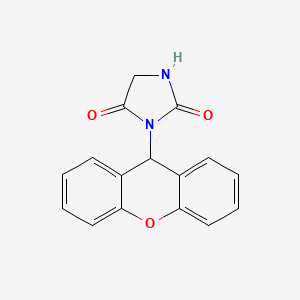 3-(9H-xanthen-9-yl)imidazolidine-2,4-dione