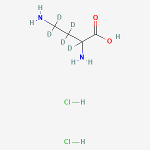 2,4-diamino-2,3,3,4,4-pentadeuteriobutanoic acid;dihydrochloride