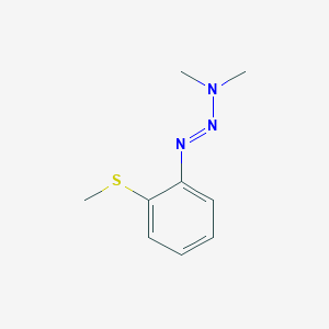 N-Methyl-N-(2-methylsulfanylphenyl)diazenyl-methanamine