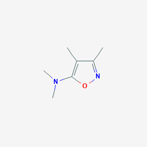 N,N,3,4-tetramethyl-1,2-oxazol-5-amine