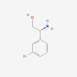 B1401352 (2R)-2-Amino-2-(3-bromophenyl)ethan-1-OL CAS No. 209963-04-2