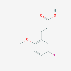 molecular formula C10H11FO3 B1401355 3-(5-Fluoro-2-methoxyphenyl)propanoic acid CAS No. 900021-53-6