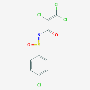 N1-[1-(4-Chlorophenyl)-1-methyl-1-oxo-lambda6-sulfanylidene]-2,3,3-trichloroacrylamide