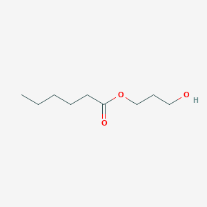 molecular formula C9H18O3 B14013637 3-Hydroxypropyl hexanoate CAS No. 6963-48-0