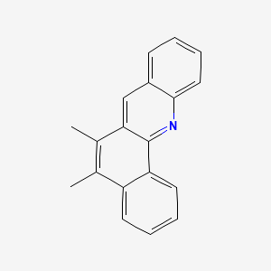 molecular formula C19H15N B14013692 5,6-Dimethylbenz(c)acridine CAS No. 2422-78-8