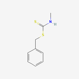 molecular formula C9H11NS2 B14013747 Benzyl methylcarbamodithioate CAS No. 19594-25-3