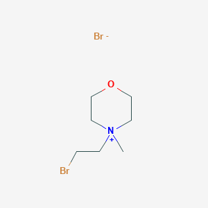 molecular formula C7H15Br2NO B14013749 4-(2-Bromoethyl)-4-methylmorpholin-4-ium bromide CAS No. 6268-76-4