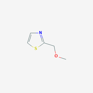 molecular formula C5H7NOS B140139 Thiazole, 2-(methoxymethyl)- CAS No. 139130-53-3