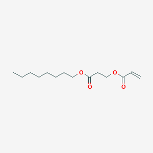 molecular formula C14H24O4 B14013925 3-(Octyloxy)-3-oxopropyl acrylate 