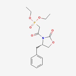 (R)-Diethyl (2-(4-benzyl-2-oxooxazolidin-3-YL)-2-oxoethyl)phosphonate