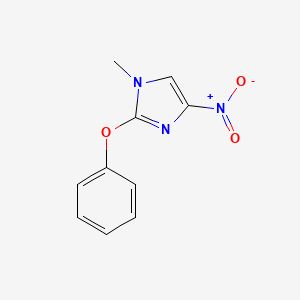 B14013943 1-Methyl-4-nitro-2-phenoxyimidazole CAS No. 18187-59-2