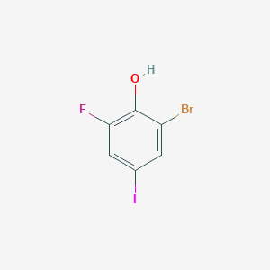 2-Bromo-6-fluoro-4-iodophenol