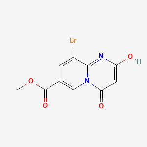 molecular formula C10H7BrN2O4 B14013985 Methyl 9-bromo-2-hydroxy-4-oxo-4H-pyrido[1,2-A]pyrimidine-7-carboxylate 