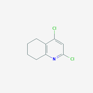 molecular formula C9H9Cl2N B1401399 2,4-Dichloro-5,6,7,8-tetrahydroquinoline CAS No. 858279-01-3