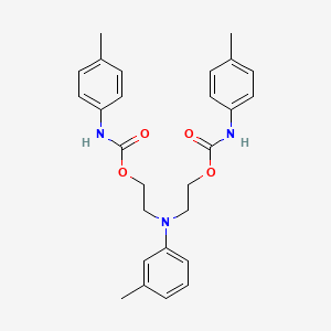 [(3-Methylphenyl)imino]diethane-2,1-diyl bis[(4-methylphenyl)carbamate]