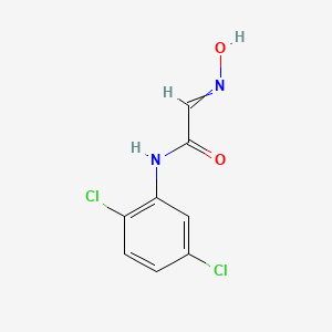 molecular formula C8H6Cl2N2O2 B14014055 N-(2,5-dichlorophenyl)-2-(hydroxyimino)acetamide 