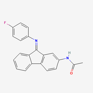 2-Acetylamino-9-(p-fluorophenylimino)fluorene