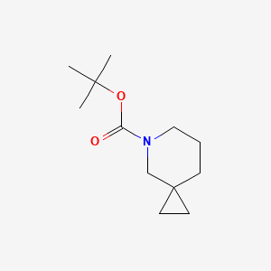 molecular formula C12H21NO2 B1401409 5-Boc-5-氮杂螺[2.5]辛烷 CAS No. 1416013-81-4