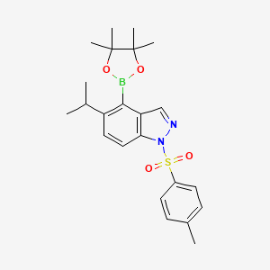 5-Isopropyl-4-(4,4,5,5-tetramethyl-1,3,2-dioxaborolan-2-yl)-1-tosyl-1H-indazole
