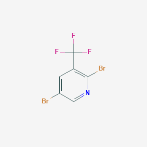 molecular formula C6H2Br2F3N B1401421 2,5-Dibromo-3-(trifluoromethyl)pyridine CAS No. 79623-39-5