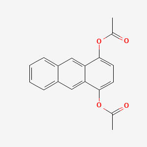 Anthracene-1,4-diyl diacetate