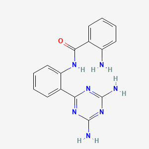 2-amino-N-[2-(4,6-diamino-1,3,5-triazin-2-yl)phenyl]benzamide