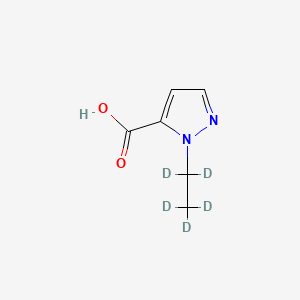 1-Ethyl-1H-pyrazole-5-carboxylic acid-D5