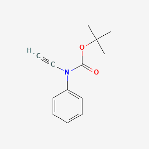 molecular formula C13H15NO2 B14014290 tert-Butyl ethynyl(phenyl)carbamate 