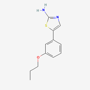 5-(3-Propoxyphenyl)thiazol-2-amine