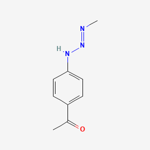 Ethanone, 1-[4-(3-methyl-1-triazenyl)phenyl]-