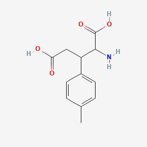 2-Amino-3-(4-methylphenyl)pentanedioic acid