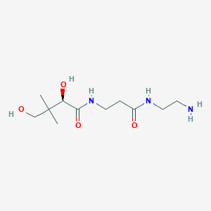 molecular formula C11H23N3O4 B1401441 (R)-N-(3-((2-氨基乙基)氨基)-3-氧代丙基)-2,4-二羟基-3,3-二甲基丁酰胺 CAS No. 943528-71-0