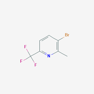 B1401444 3-Bromo-2-methyl-6-(trifluoromethyl)pyridine CAS No. 1010422-53-3