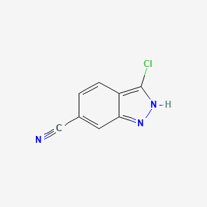 3-Chloro-1H-indazole-6-carbonitrile