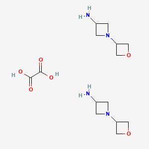 1-(Oxetan-3-yl)azetidin-3-amine hemioxalate