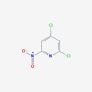 molecular formula C5H2Cl2N2O2 B1401447 2,4-二氯-6-硝基吡啶 CAS No. 1379337-73-1