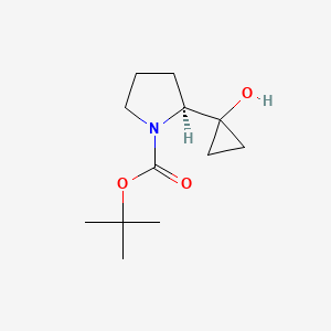 Tert-butyl (2S)-2-(1-hydroxycyclopropyl)pyrrolidine-1-carboxylate