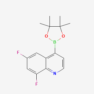 6,8-Difluoro-4-(4,4,5,5-tetramethyl-1,3,2-dioxaborolan-2-YL)quinoline