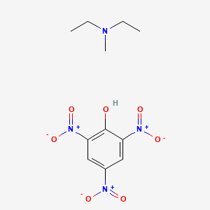 N-ethyl-N-methylethanamine;2,4,6-trinitrophenol