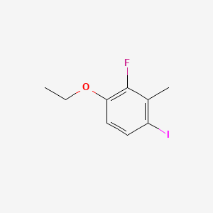 1-Ethoxy-2-fluoro-4-iodo-3-methylbenzene