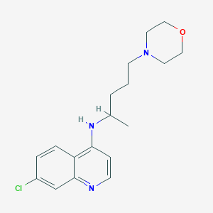 4-Quinolinamine,7-chloro-N-[1-methyl-4-(4-morpholinyl)butyl]-