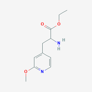 Ethyl 2-amino-3-(2-methoxypyridin-4-yl)propanoate