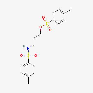 3-[(4-Methylbenzene-1-sulfonyl)amino]propyl 4-methylbenzene-1-sulfonate