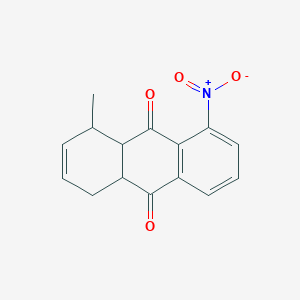 1-Methyl-8-nitro-1,4,4a,9a-tetrahydroanthracene-9,10-dione