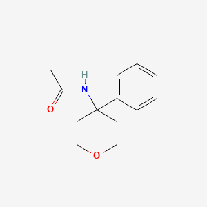 molecular formula C13H17NO2 B1401468 N-(Tetrahydro-4-phenyl-2H-pyran-4-yl)acetamide CAS No. 939801-34-0