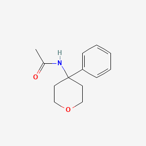 molecular formula C13H17NO2 B1401468 N-(四氢-4-苯基-2H-吡喃-4-基)乙酰胺 CAS No. 939801-34-0