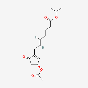 Isopropyl (R)-7-(3-acetoxy-5-oxocyclopent-1-en-1-yl)hept-5-enoate